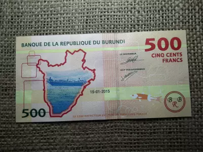 Burundi 500 francs 2015 , UNC , C1