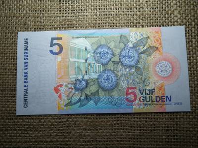 Suriname 5 gulden 2000 , UNC , C1