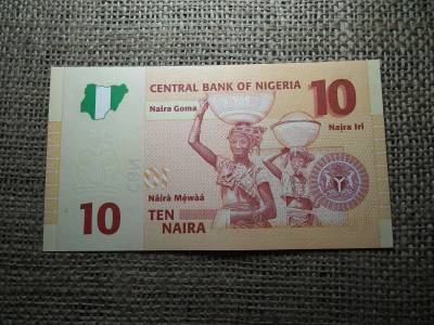 Nigéria 10 naira 2006 UNC , C1