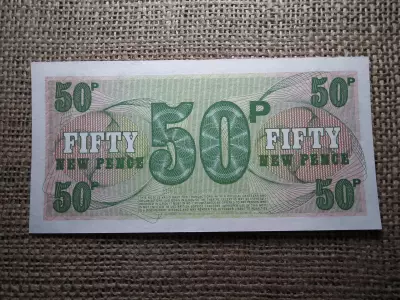 Brit Fegyveres Erők , 50 new pence 1972 UNC , C1