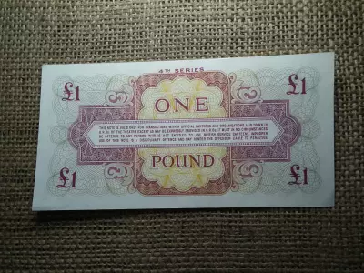 Brit Fegyveres Erők 1 pound 1956 , font , UNC , C1