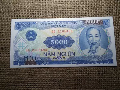 Vietnam  5000 dong 1991 UNC , C1