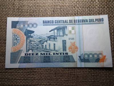 Peru 10000 intis 1988 , UNC , C1