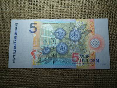 Suriname 5 gulden 2000 , UNC ,C1