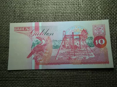 Suriname 10 gulden 1998 , UNC , C1