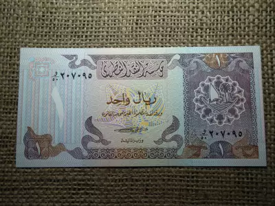 Katar 1 riyal 1985 , UNC , C1