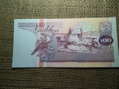 Suriname 100 gulden 1998 , UNC , C1