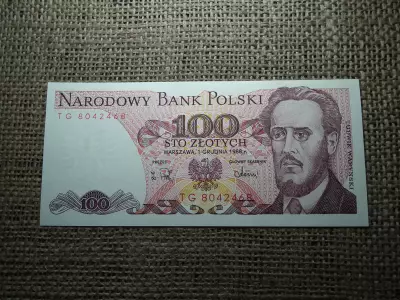 Lengyelország 100 zlotych 1988 , UNC , C1