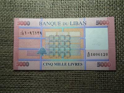 Libanon 5000 livres 2021 , UNC , C1