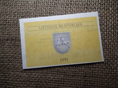 Litvánia 0,50 Talonas 1991 , UNC ,C1