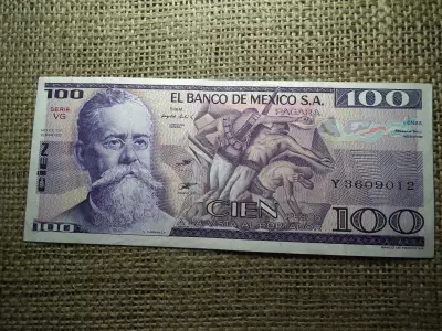 Mexikó 100 pesos 1982 , VF , C1