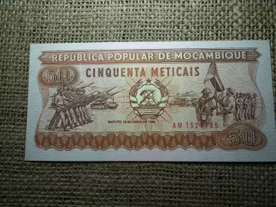 Mozambik 50 meticais 1986 UNC , C1