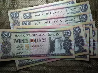 Guyana 20 dollars 2018 , dollár , unc , ár/db , C1