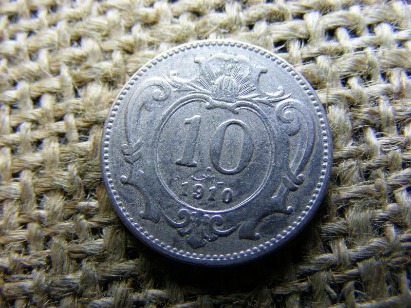 10 Heller, 1910, Korona pénzrendszer