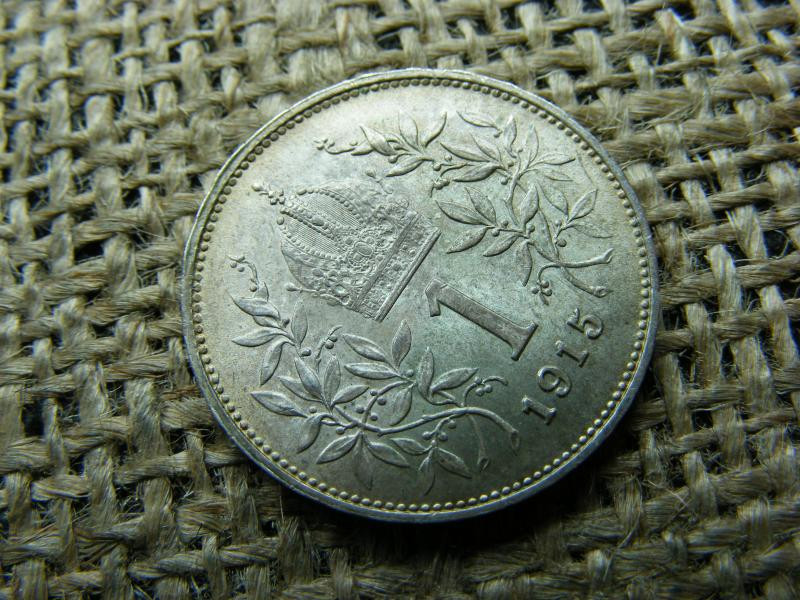 Ezüst 1 korona, 1915, Corona