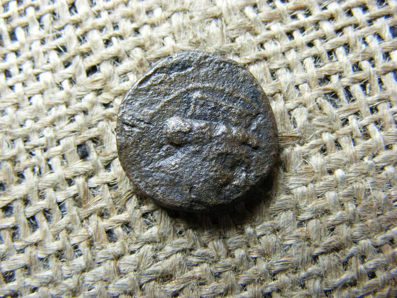 Ókori Görög Pontosz Bronz Pénzérme, Kr.e. 120 körül