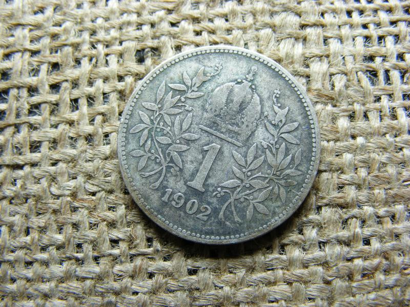 Ezüst 1 korona, 1902, Corona