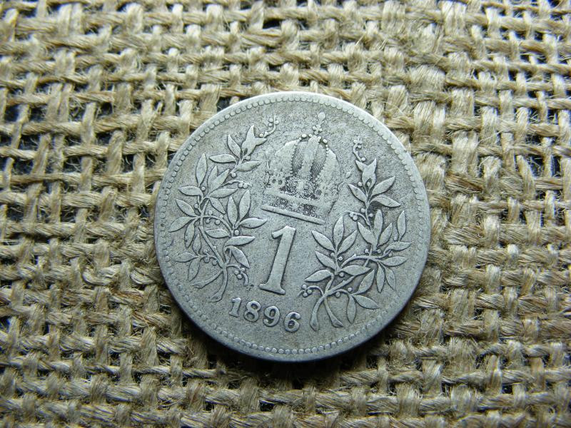 Ezüst 1 korona, 1896, Corona