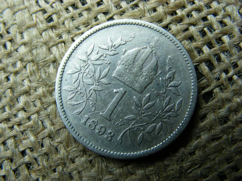 Ezüst 1 korona, 1893, Corona