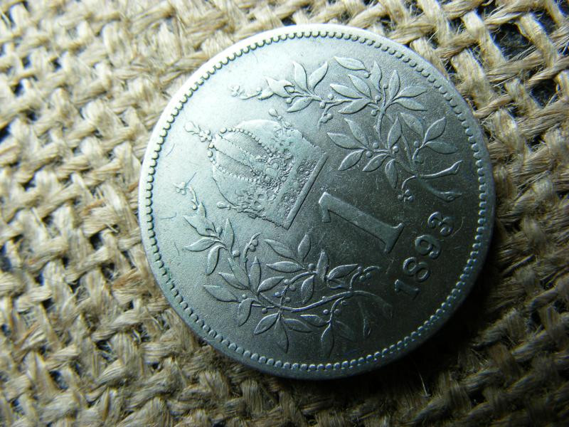 Ezüst 1 korona, 1893, Corona