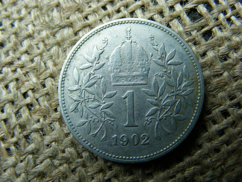 Ezüst 1 korona, 1902, Corona