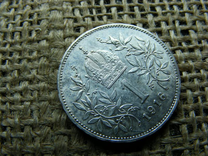 Ezüst 1 korona, 1916, Corona