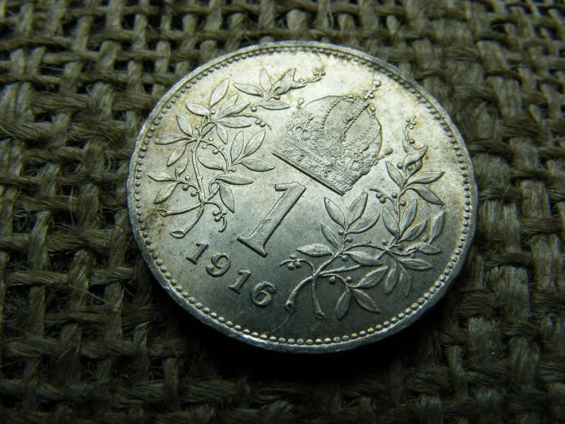 Ezüst 1 korona, 1916, Corona
