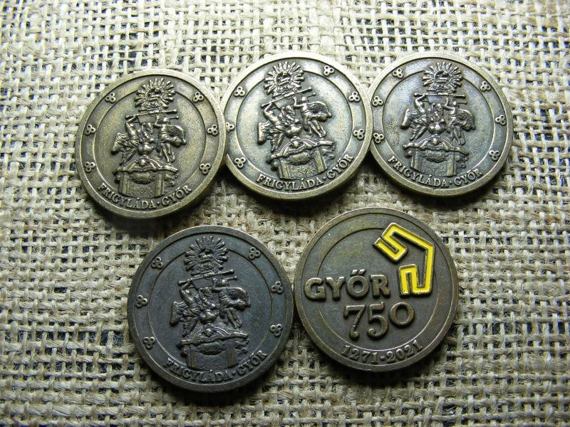 Látogatói bronz érem, 2021, Győr 750, Frigyláda