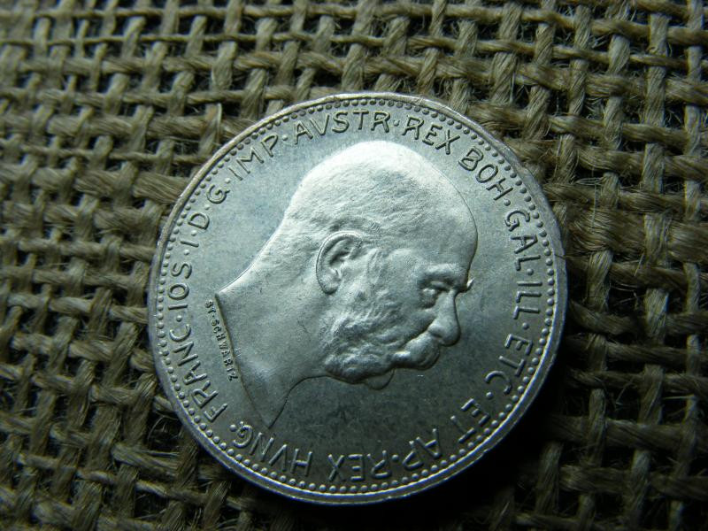 Ezüst 1 korona érme, 1914, Corona