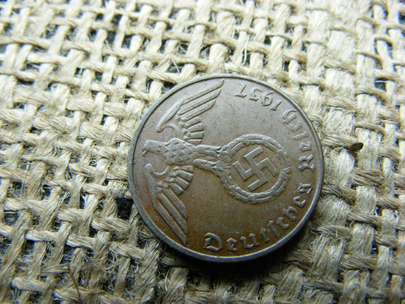 Birodalmi 1 pfennig, 1937 D
