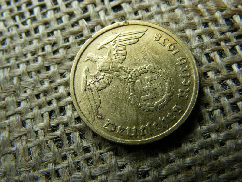 Birodalmi 10 pfennig, 1938 B