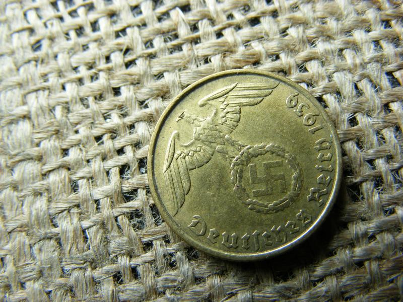 Birodalmi 5 pfennig, 1939 B