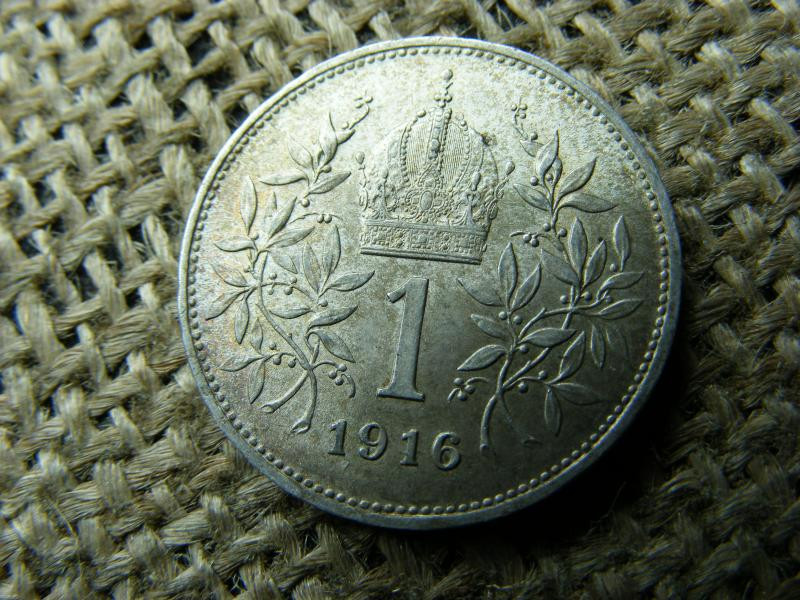 Ezüst 1 korona, 1916, Corona