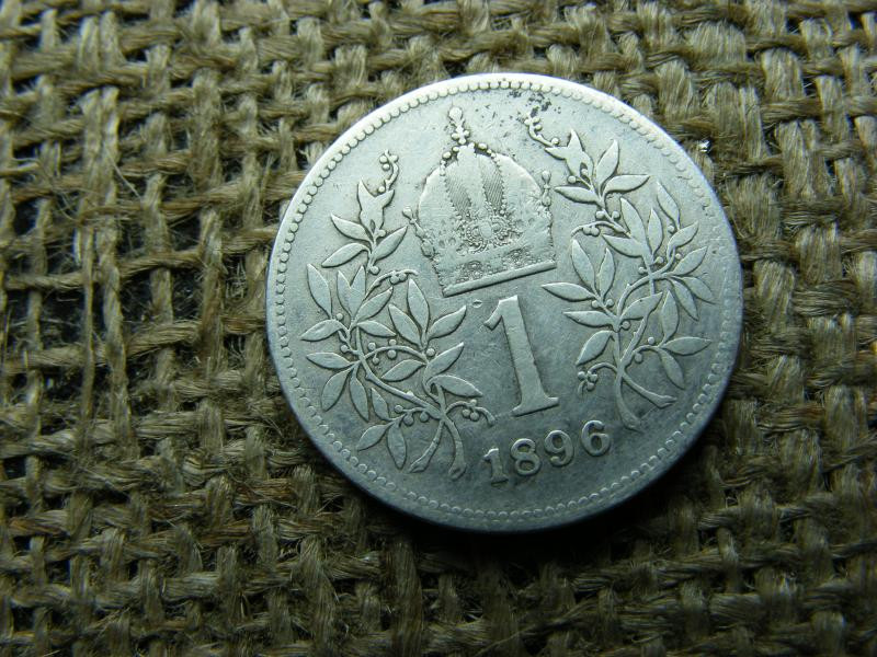 Ezüst 1 korona, 1896, Corona