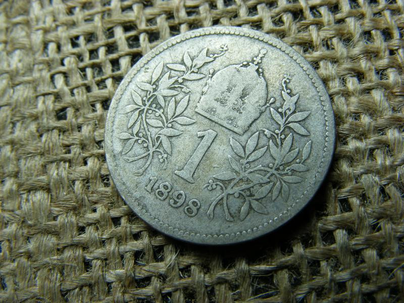 Ezüst 1 korona, 1898, Corona