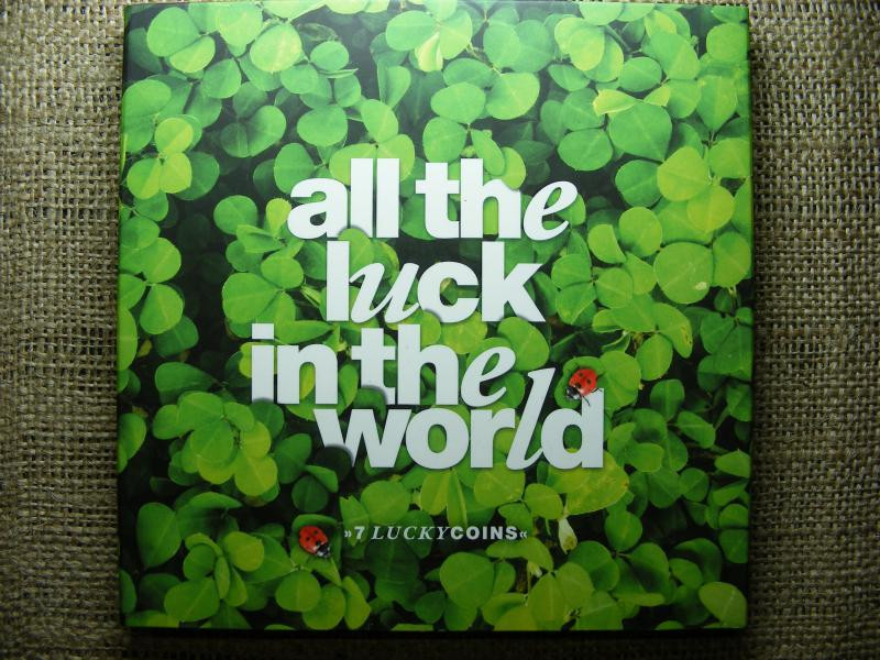 All the Luck in the World Érme, aranyozott, dísztokos szett