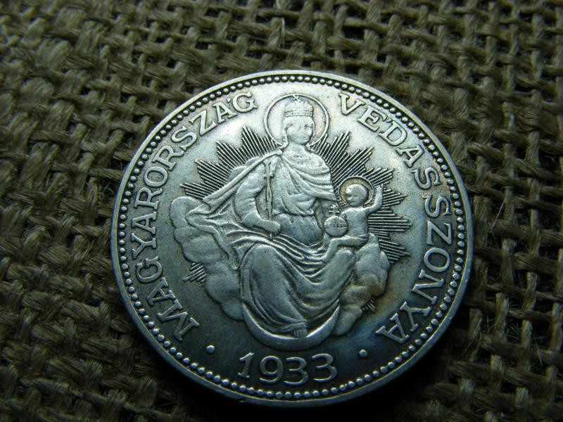 Ezüst 2 pengő, 1933
