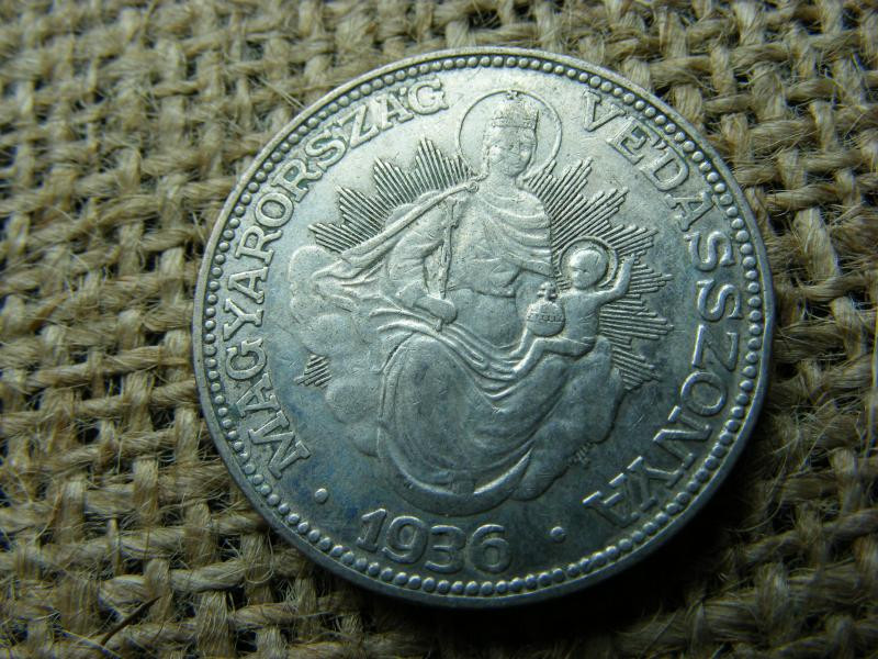 Ezüst 2 pengő, 1936