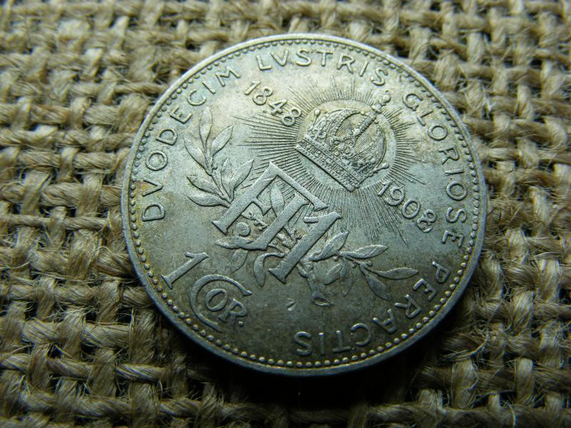 Ezüst 1 Korona, 1908, Corona