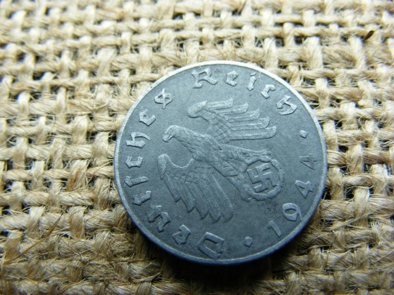 Birodalmi 5 pfennig, 1944, E jelű verőhely