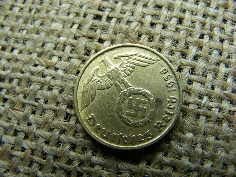 Birodalmi 5 pfennig, 1938, D