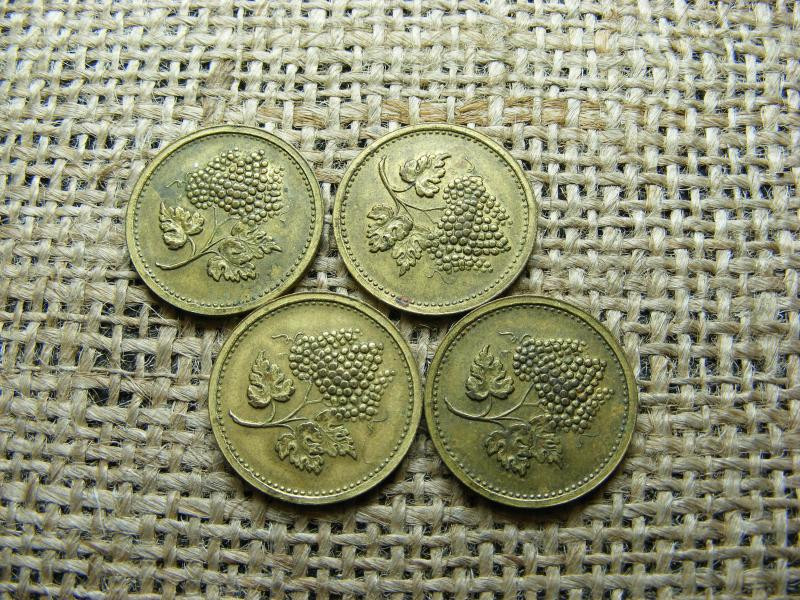 Németország, 1900 körül, SPIEL MARKE bronz játékpénz