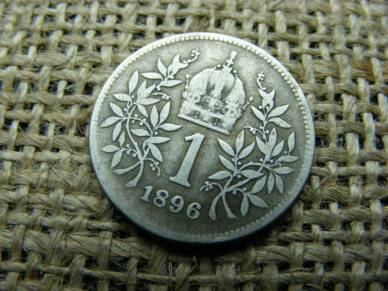 Ezüst 1 korona, 1896, Corona