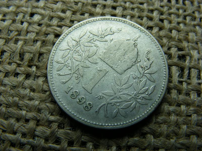 Ezüst 1 korona, 1898, Corona
