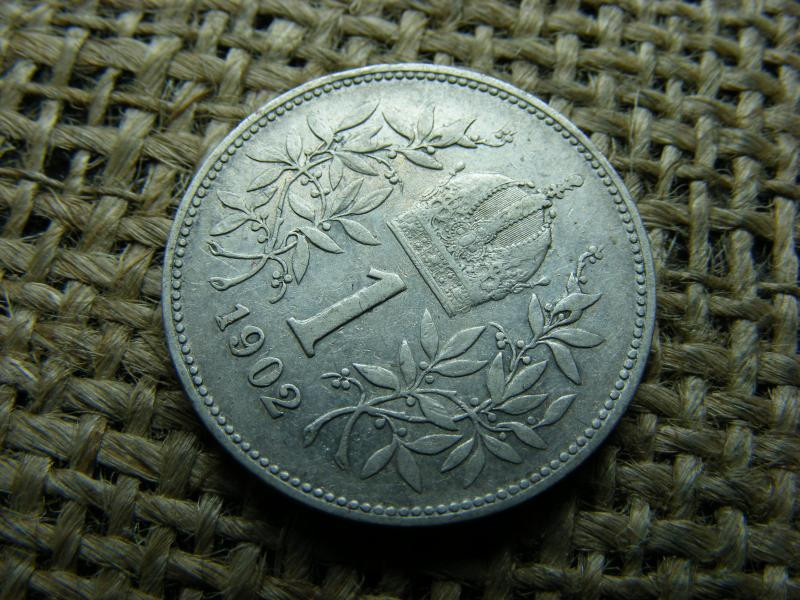 Ezüst 1 Korona, 1902, Corona