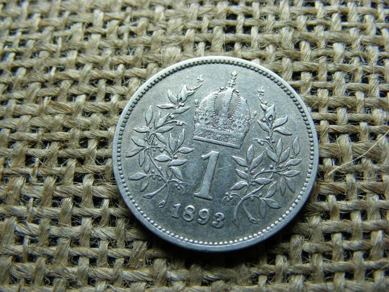 Ezüst 1 korona, 1893, Corona