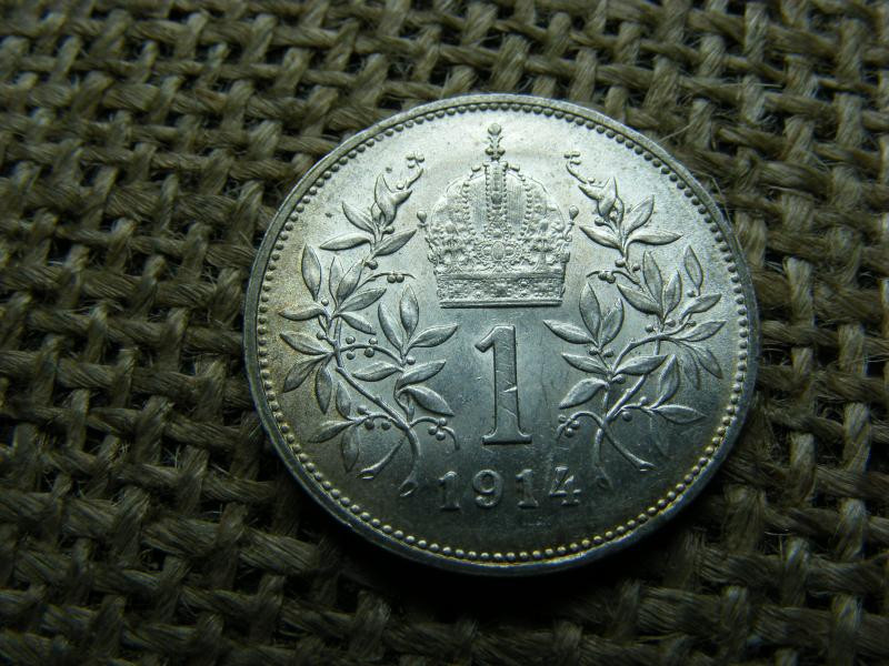 Ezüst 1 korona, 1914, Corona