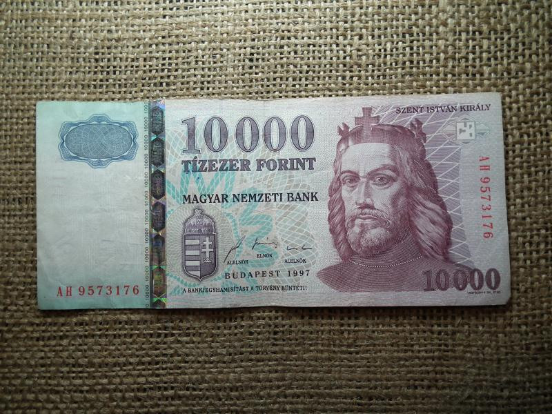 10000 forintos bankjegy, 1997, AH sorozat