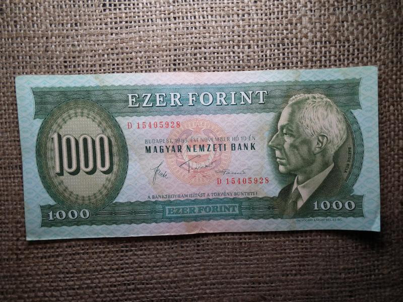 1000 forintos bankjegy, 1983, D sorozat