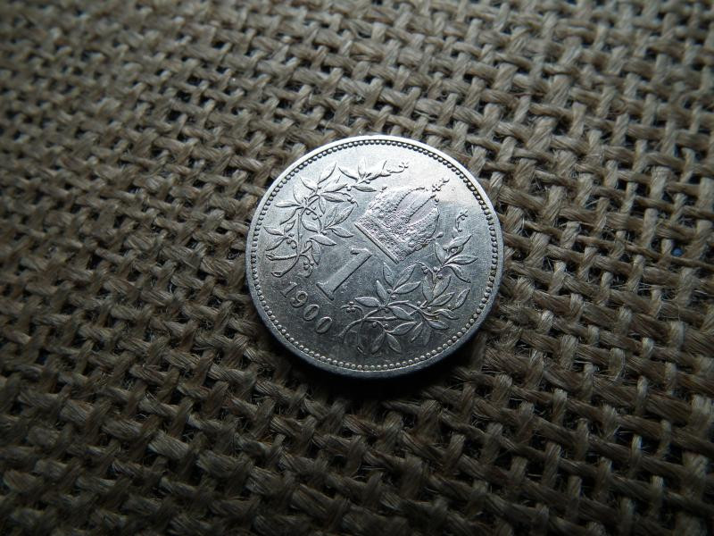 Ezüst 1 korona érme, 1900, Corona